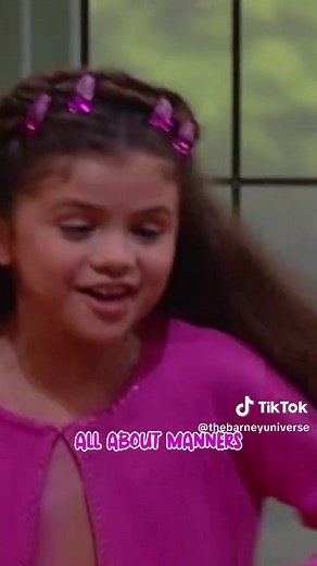 Diviértete con los buenos modales de Barney