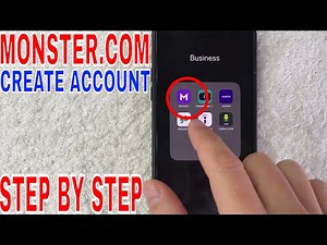 ✅ How To Sign Up Create Monster.com Account 🔴