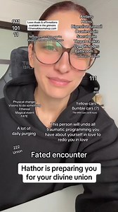 Hathor is preparing you for your divine union - Sarah Spiritual Guide #sarahspiritualguide #love #tarot #success #apology #tarotcard #tarotreading #relationships #redeem #themselves #past | Sarah Spiritual Guide