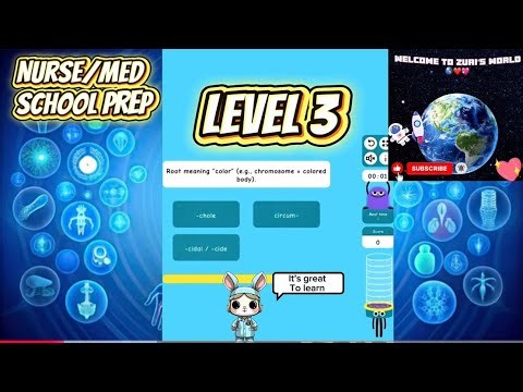 Level 3 Complete Medical/Nurse School Prep 50K+ Med Terms #learning #medical #fun