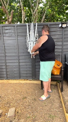 Durable Laundry Line for Hard Ground Use