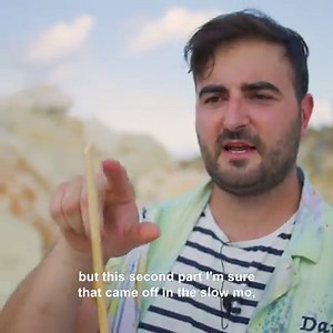 3.7M views · 6.3K reactions | In a highly risky game of target practice, Gav shoots a bow directly at Dan. But can Dan react quickly enough to avoid being impaled? Find out in #slowmo. | The Slow Mo Guys | Facebook