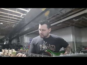 Graphtech Ghost Piezo Saddles and Acousti-phonic Preamp demo video in 2021 PRS ce24 semi hollow.