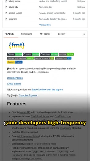 fmt – Fast Modern C++ Formatting Library | Replace printf & iostreams