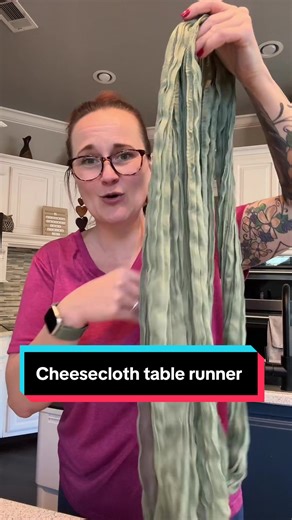 Cheesecloth Table Runner for Elegant Table Decor