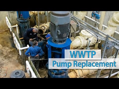 Sewage Treatment Plant Pump Removal and Replacement | Siewert Equipment Certified Service
