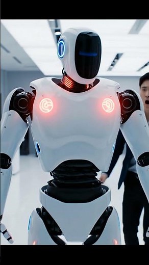 Autonomous Alert: Robot Defense in Showroom #AI #Robotics #Tension
