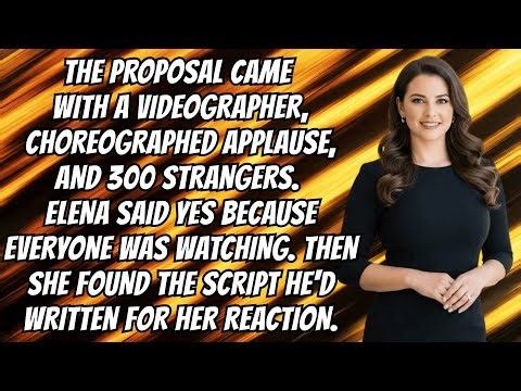 I Said Yes Because Everyone Was Watching... Then I Discovered He'd Been Planning My Entire Life