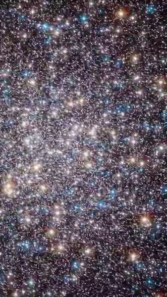 Messier 13, The Great Globular Cluster in Hercules, #shorts