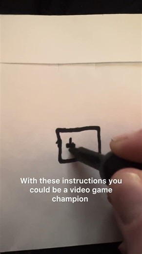 Learn to draw in 10 seconds: classic video game controller