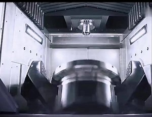 Cradle type 5-axis machining center, S-sample machining http://silvercnc.com/sale-13206945-5-axis-turning-milling-composite-vertical-machining-center-kmc400.html | Silver CNC Machinist