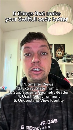 5 things to improve your SwiftUI code #xcode #swiftui #iosdev