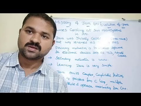 History of Java || Origins of Java || Evolution of Java || Editions || Versions