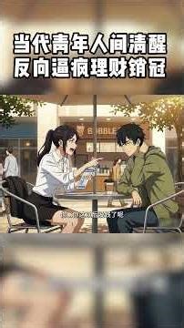 當代青年人間清醒,反向逼瘋理財銷冠#动漫 #anime #搞笑 #漫画解说