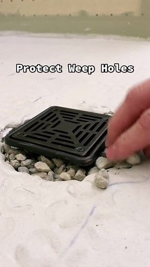 9K views | always need to protect the weep holes for proper pan install. #howto #tutorial #diy #HappyHolidays #watchmegrow | Winnidesigns | Facebook