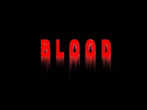 Realistic Blood Text Effect in Adobe Photoshop cc Tutorial 2018