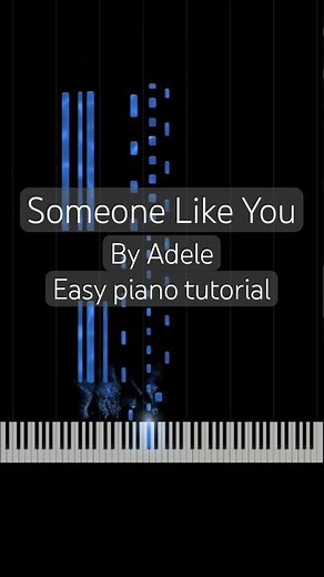 How to play “SOMEONE LIKE YOU” by Adele on piano - Easy piano tutorial