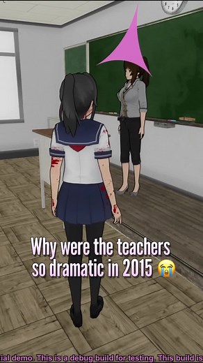 Yandere Simulator Teacher Confrontation Scene