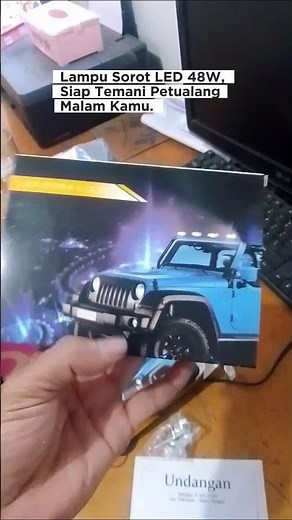 Rekomendasi Lampu Sorot LED 48W, Siap Temani Petualangan Malam Kamu