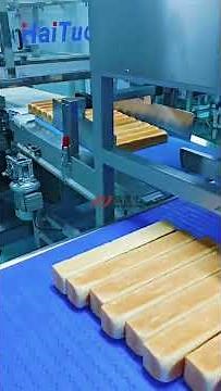 Toast bread automatic feeding and cutting machine with packaging machine line