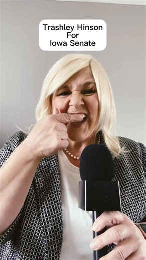 “Trashley Hinson fer Senate” holds a press event. Ashley Hinson Congresswoman Ashley HinsonAshley Hinson WBAL | Heather Ryan