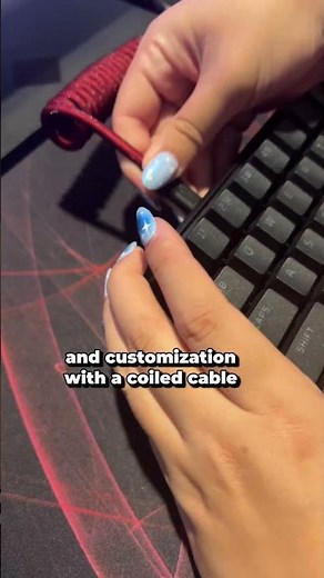 Organize Your PC Setup With Coiled Cables and Wireless Peripherals #wireless #pcsetup #gamingsetup
