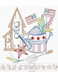 Vintage Patriotic Designs Machine Embroidery Designs Pack Instant Download 5x5 6x6 8x8 Hoop 10 Designs APE3153 - Etsy