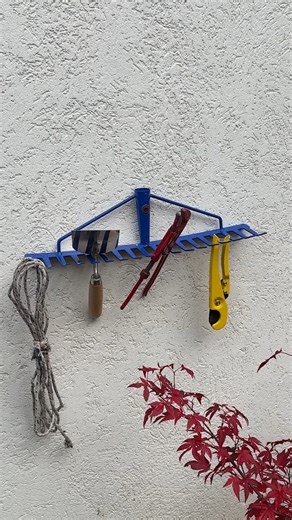 10K views · 11 reactions | Easy DIY rake storage solution #DIY #hack #easy | Storm Breakers | Facebook