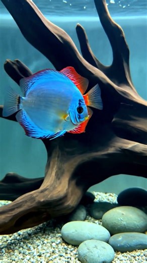 Dive into serenity… where every fish tells a story 🐠✨ #AquariumVibes #saltwateraquarium#Aquarium