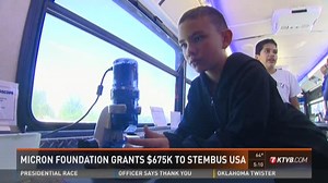 Micron Foundation grants $675,000 to STEM Bus USA