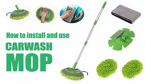Watch How to install and use car wash brush? on Amazon Live