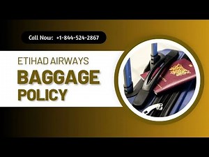 Etihad Airways Baggage Policy For International & Domestic Flights