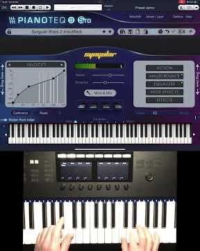 Pianoteq MIDI Mapping & Syngular Preset Play Through