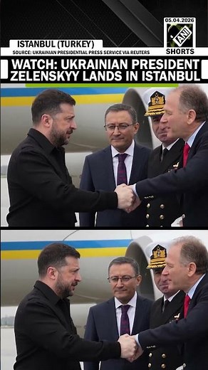 WATCH: Ukrainian President Zelenskyy lands in Istanbul for security talks with Turkey's Erdogan