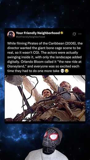 While filming Pirates of the Caribbean (2006), Orlando Bloom was excited