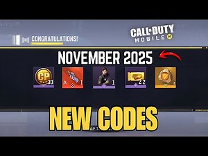 *NEW* CALL OF DUTY MOBILE 11 REDEEM CODES 2025 NOVEMBER | CODM NEW CP REDEEM CODES 2025 NOVEMBER