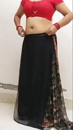 New Trending Low Hip Saree Draping Style