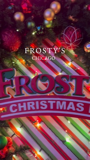 Frosty's Christmas Pop-Up Chicago on Instagram: "Twinkling lights, handcrafted cocktails, and the most festive crowd in the city — this is how Chicago celebrates Christmas. 🎄🌆✨ #Frostys #Chicago #Christmas #ChicagoChristmas #FrostysChristmas"