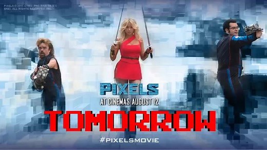 Watch Peter Dinklage, Josh Gad & Ashley Benson team up to save the world in #PixelsMovie At Cinemas TOMORROW! | Pixels