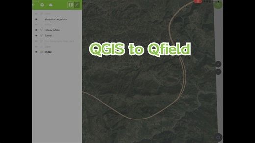 铁路线位站点数据同步至Qfield