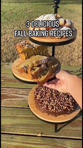 3 Delicious Fall Baking Recipes to try out. And nothing better than to proudly display them on a stylish swivel tier tray 😃 1. Texas Sheet Cake 2. Apple Tarts 🍎 3. Pumpkin Sourdough Bread 🍞 Check out the full recipes on our blog - link in comments #recipes #fallrecipes #fallbaking #baking #dessertrecipes #cakestand #tieredtray | Decor Steals