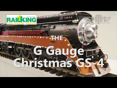 MTH G Scale Christmas Steam Train