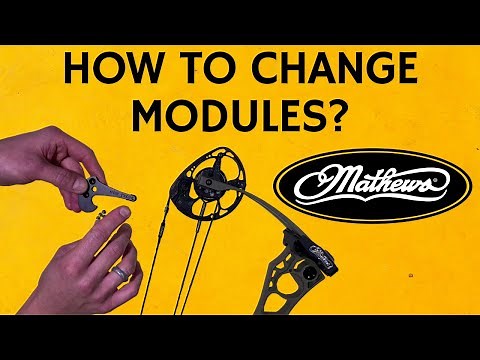 How to change the modules on your Mathews compound bow?