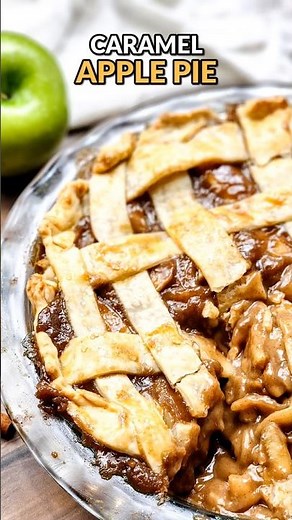 Caramel Apple Pie with an Easy Lattice Crust