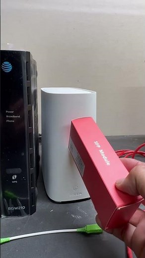 Getting to know your AT&T fiber modems. With dsl and SFP for up to 5000 mbps