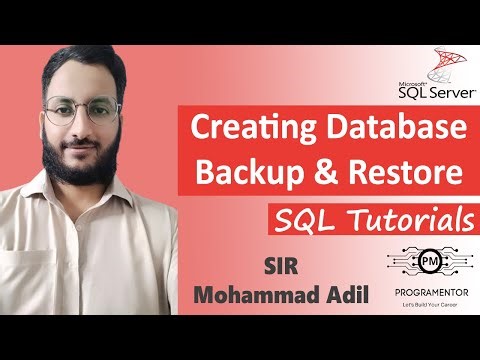 How To Create A Database Backup And How To Restore Database Backup In SQL | Learn SQL (Hindi/Urdu)