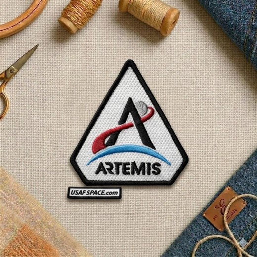 Artemis Program Style Space Mission Patch Embroidered Iron on Sew on Patch Moon Mission Space Exploration Patch - Etsy