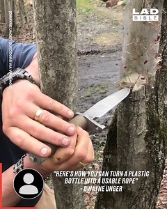 How to make a usable cord from a plastic bottle. You never know when you might need this 👏😮 | STUDENTbible