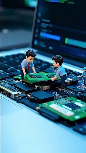 Repairing a High-Tech Laptop | 3D Cinematic Animation
