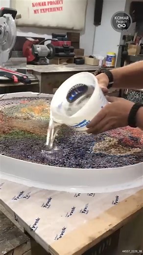 COLORED Pencil Table #table #build #art | komarproject